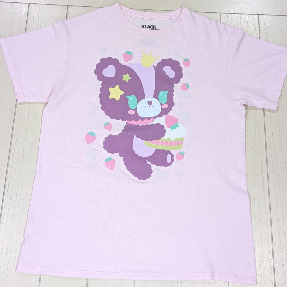 Hot topic pink bear shirt